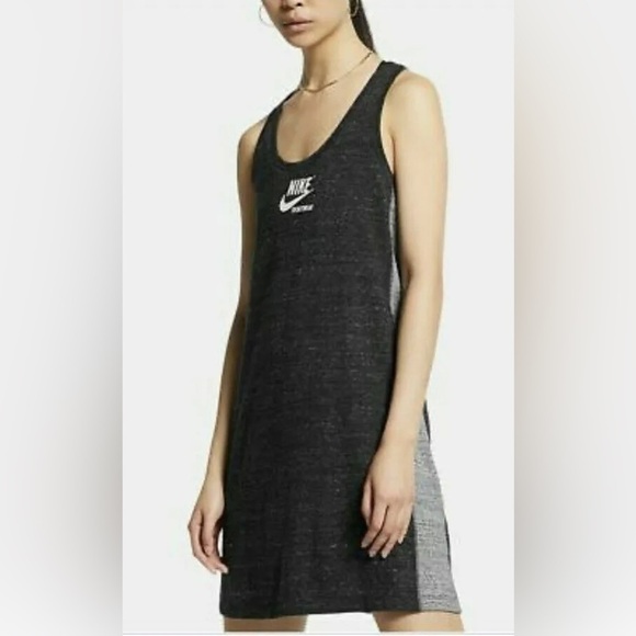NWT NIKE SPORTSWEAR GYM VINTAGE TANK  DRESS - Picture 1 of 7